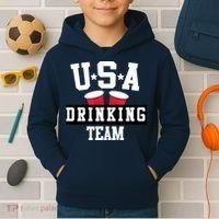 USA Drinking Team Kids Hoodie thumb 2