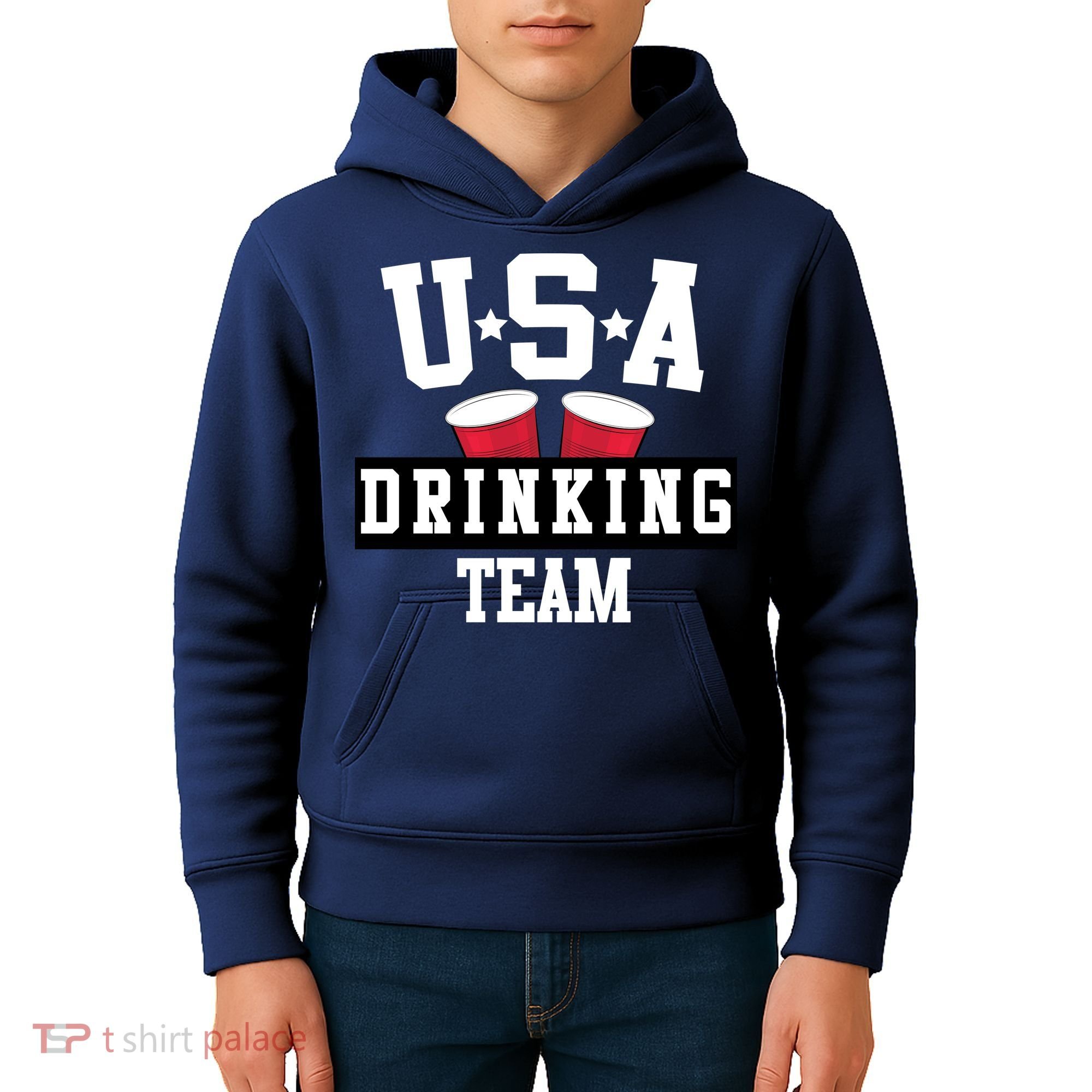 USA Drinking Team Kids Hoodie