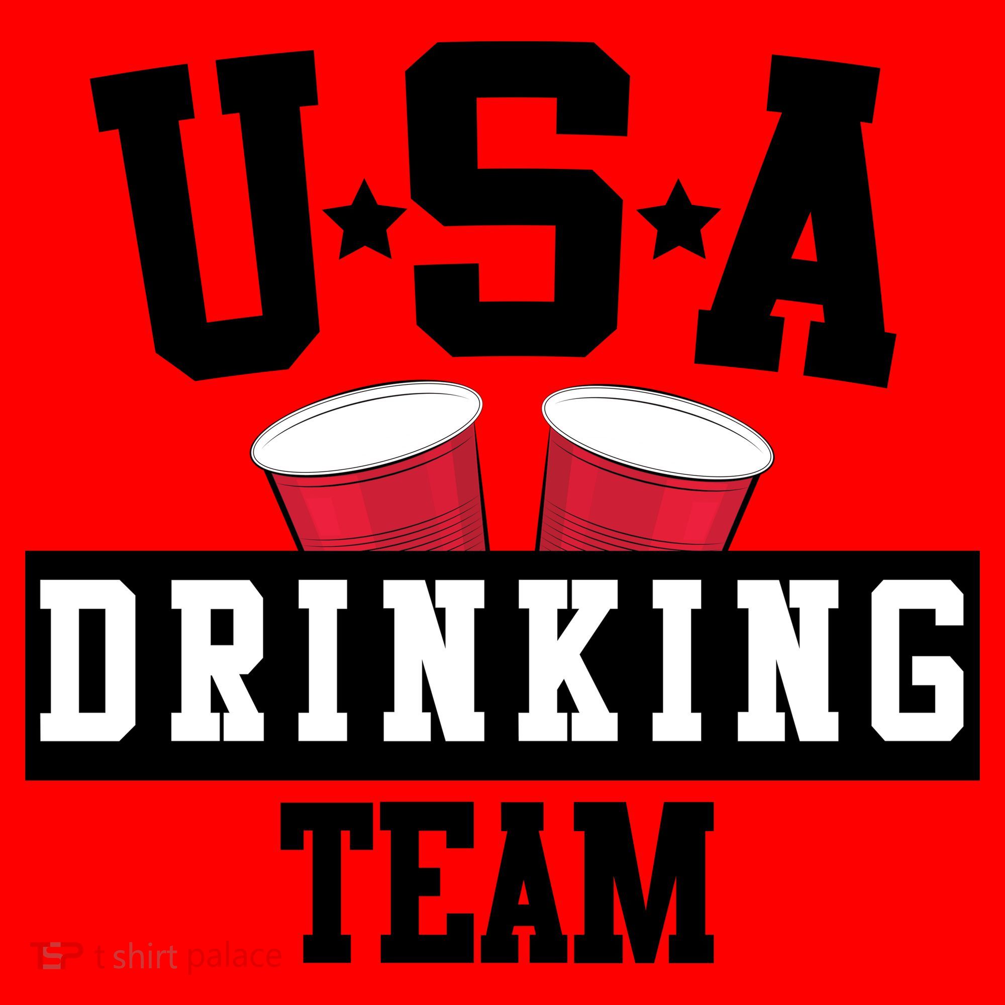 USA Drinking Team Santa Hat