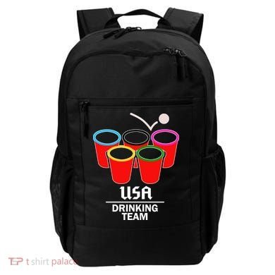 USA Drinking Team Beer Pong Backpack