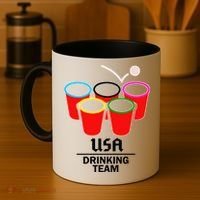 USA Drinking Team Beer Pong Coffee Mug thumb 4