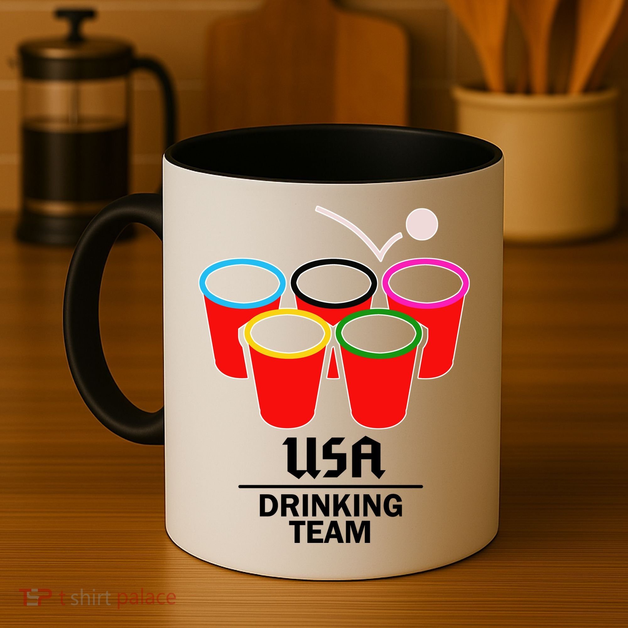 USA Drinking Team Beer Pong Coffee Mug