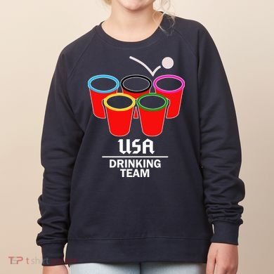 USA Drinking Team Beer Pong Women's Sweatshirt