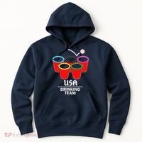 USA Drinking Team Beer Pong Hoodie thumb 0