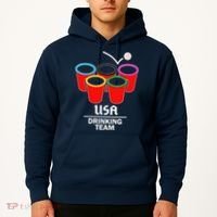 USA Drinking Team Beer Pong Hoodie thumb 2