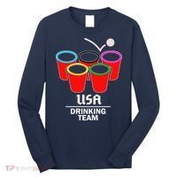 USA Drinking Team Beer Pong Long Sleeve Shirt thumb 0