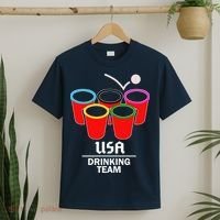 USA Drinking Team Beer Pong T-Shirt thumb 2