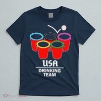 USA Drinking Team Beer Pong T-Shirt thumb 5