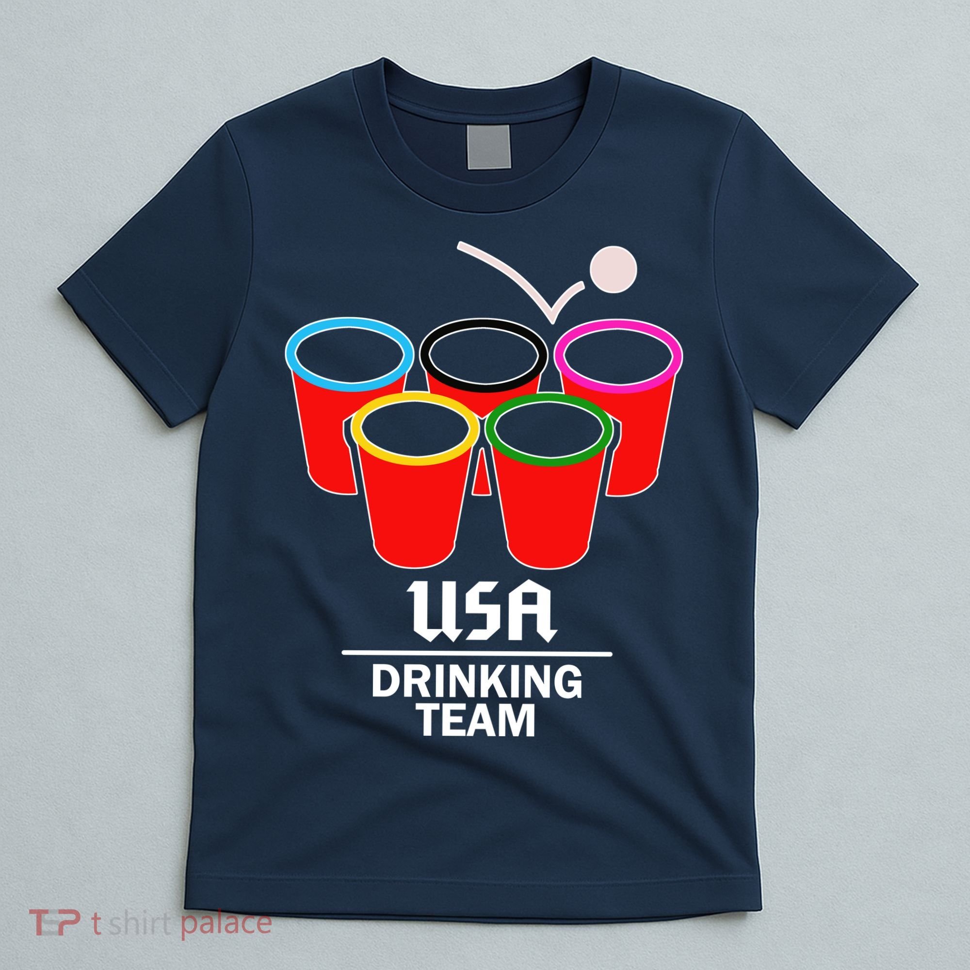 USA Drinking Team Beer Pong T-Shirt