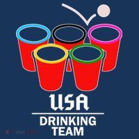 USA Drinking Team Beer Pong Bucket Hat thumb 4