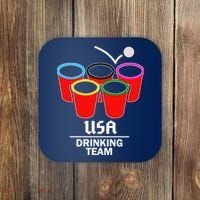USA Drinking Team Beer Pong Coaster thumb 0
