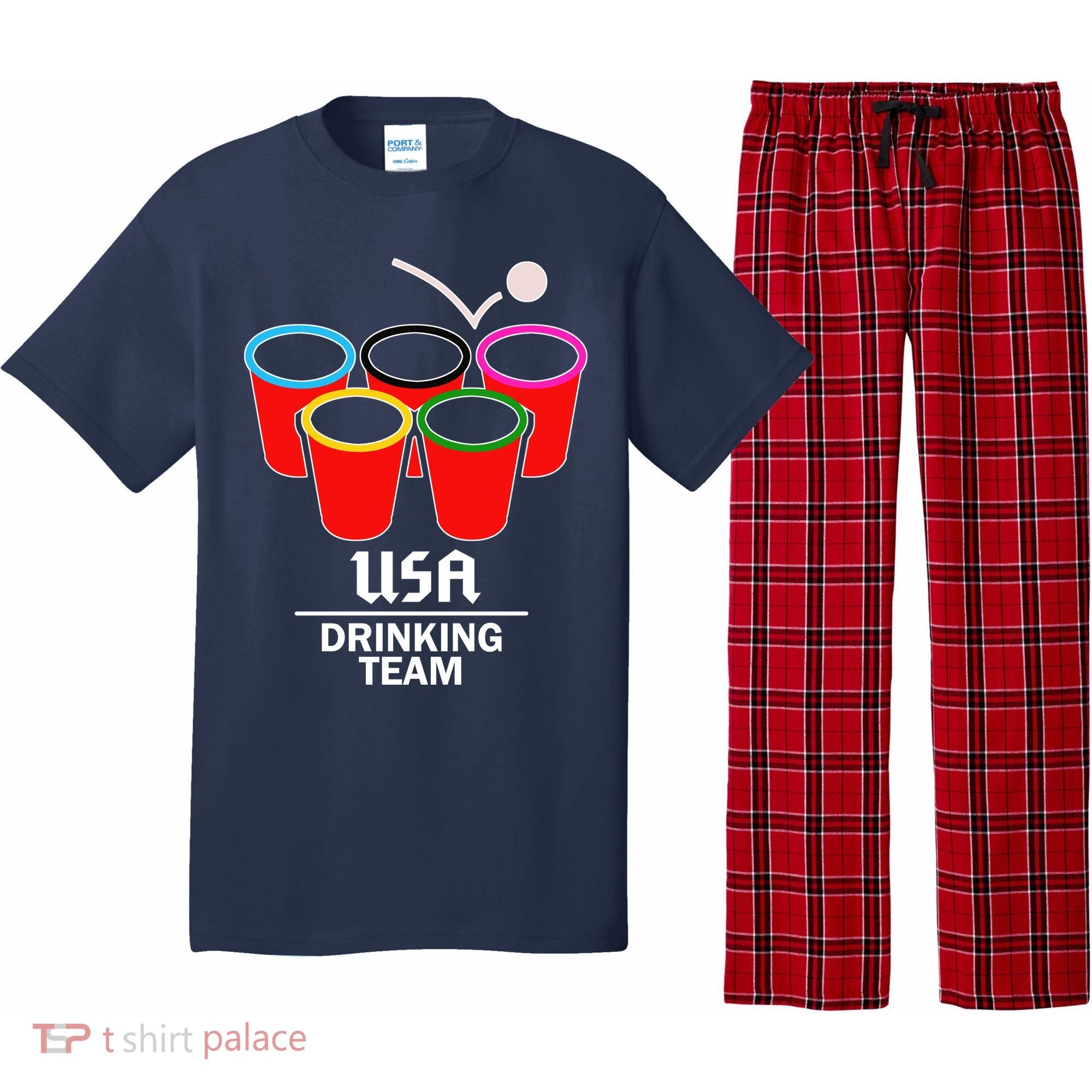 USA Drinking Team Beer Pong Pajama Set
