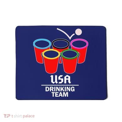 USA Drinking Team Beer Pong Mousepad
