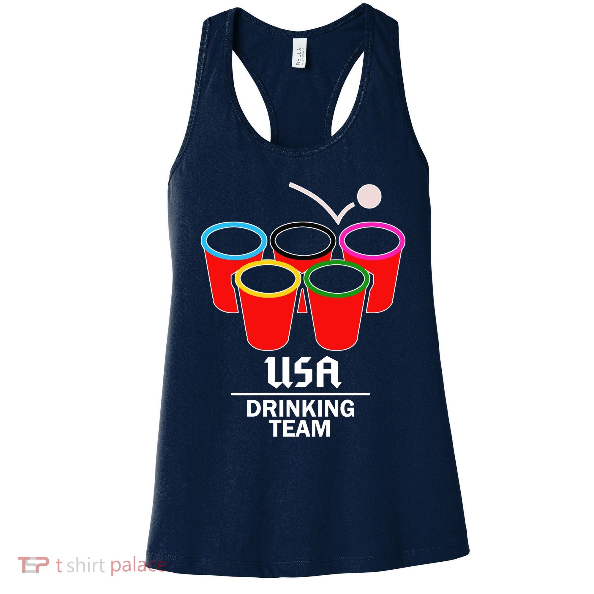 USA Drinking Team Beer Pong Women's Tank Top