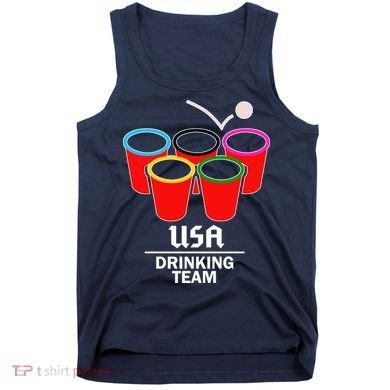 USA Drinking Team Beer Pong Tank Top