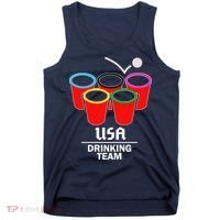 USA Drinking Team Beer Pong Tank Top thumb 0