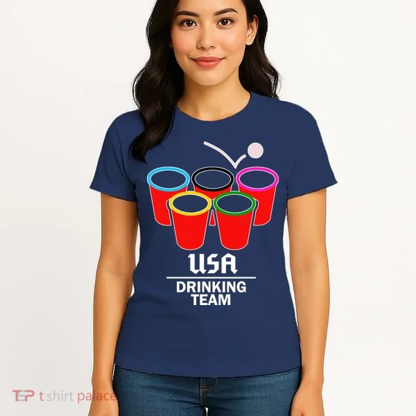 USA Drinking Team Beer Pong Women's T-Shirt