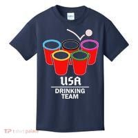 USA Drinking Team Beer Pong Kids T-Shirt thumb 0