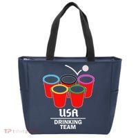 USA Drinking Team Beer Pong Tote Bag thumb 0
