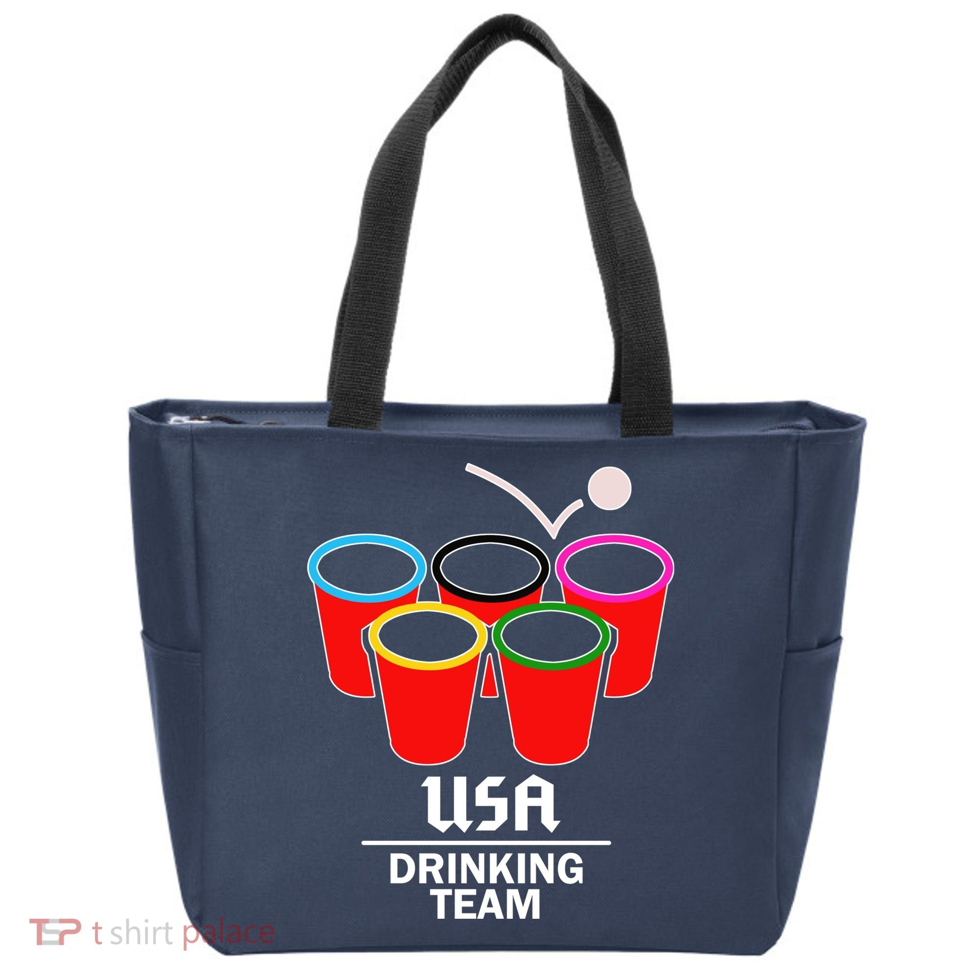 USA Drinking Team Beer Pong Tote Bag