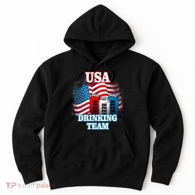 USA Drinking Team Flag Hoodie