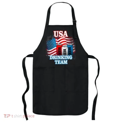 USA Drinking Team Flag Apron