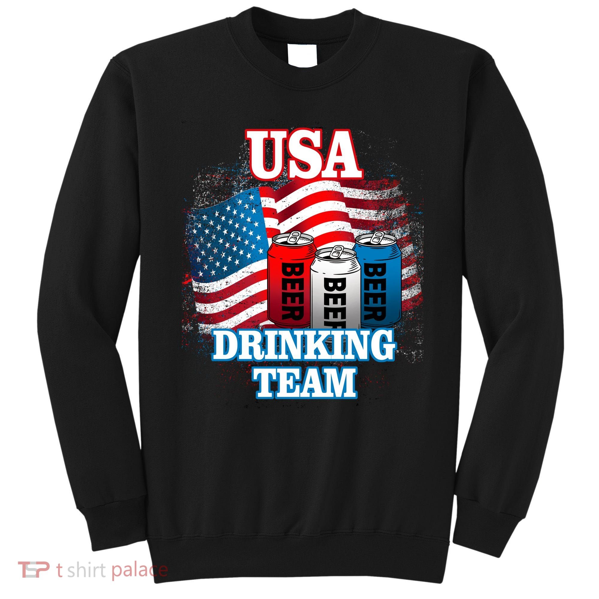 USA Drinking Team Flag Sweatshirt