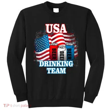 USA Drinking Team Flag Sweatshirt