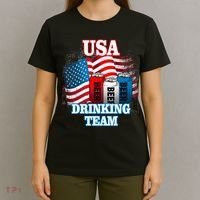 USA Drinking Team Flag T-Shirt thumb 4