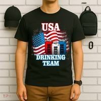USA Drinking Team Flag T-Shirt thumb 6