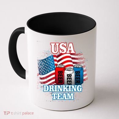 USA Drinking Team Flag Coffee Mug