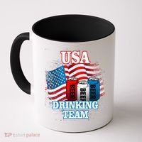 USA Drinking Team Flag Coffee Mug thumb 0