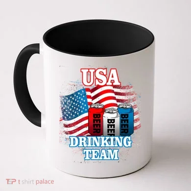 USA Drinking Team Flag Coffee Mug