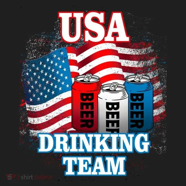 USA Drinking Team Flag Tumbler