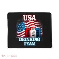USA Drinking Team Flag Mousepad thumb 0