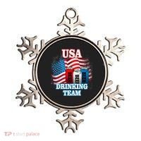 USA Drinking Team Flag Ornament thumb 0