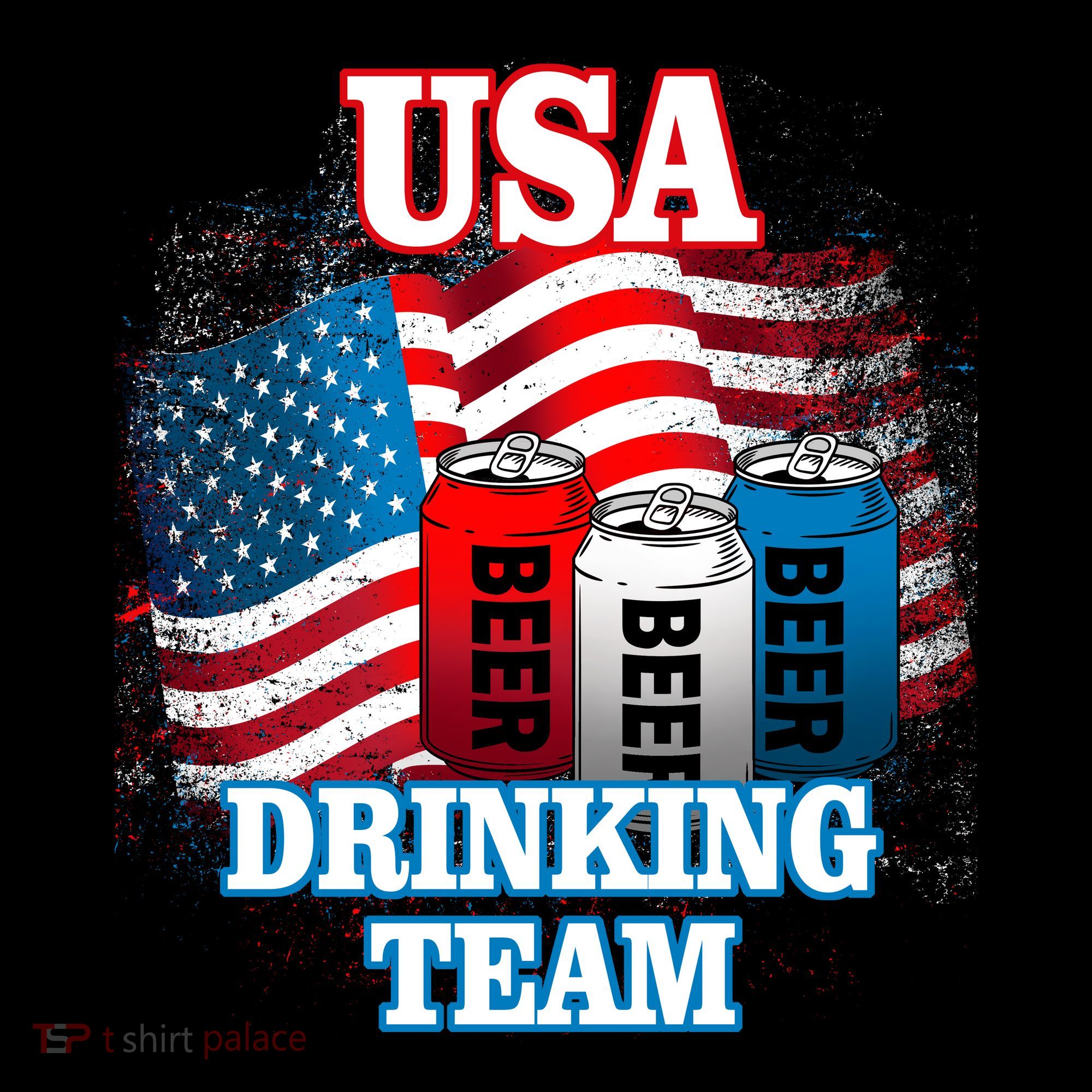 USA Drinking Team Flag Ornament