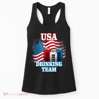 USA Drinking Team Flag Women's Tank Top