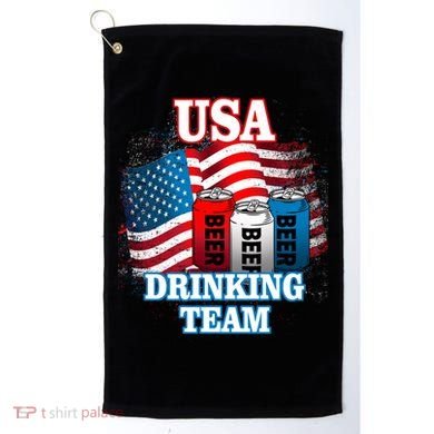 USA Drinking Team Flag Golf Towel