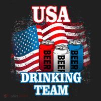 USA Drinking Team Flag Golf Towel thumb 3