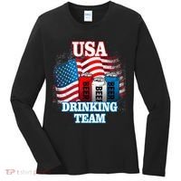USA Drinking Team Flag Women's Long Sleeve Shirt thumb 0