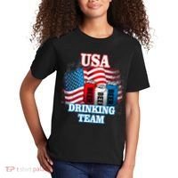 USA Drinking Team Flag Kids T-Shirt thumb 2
