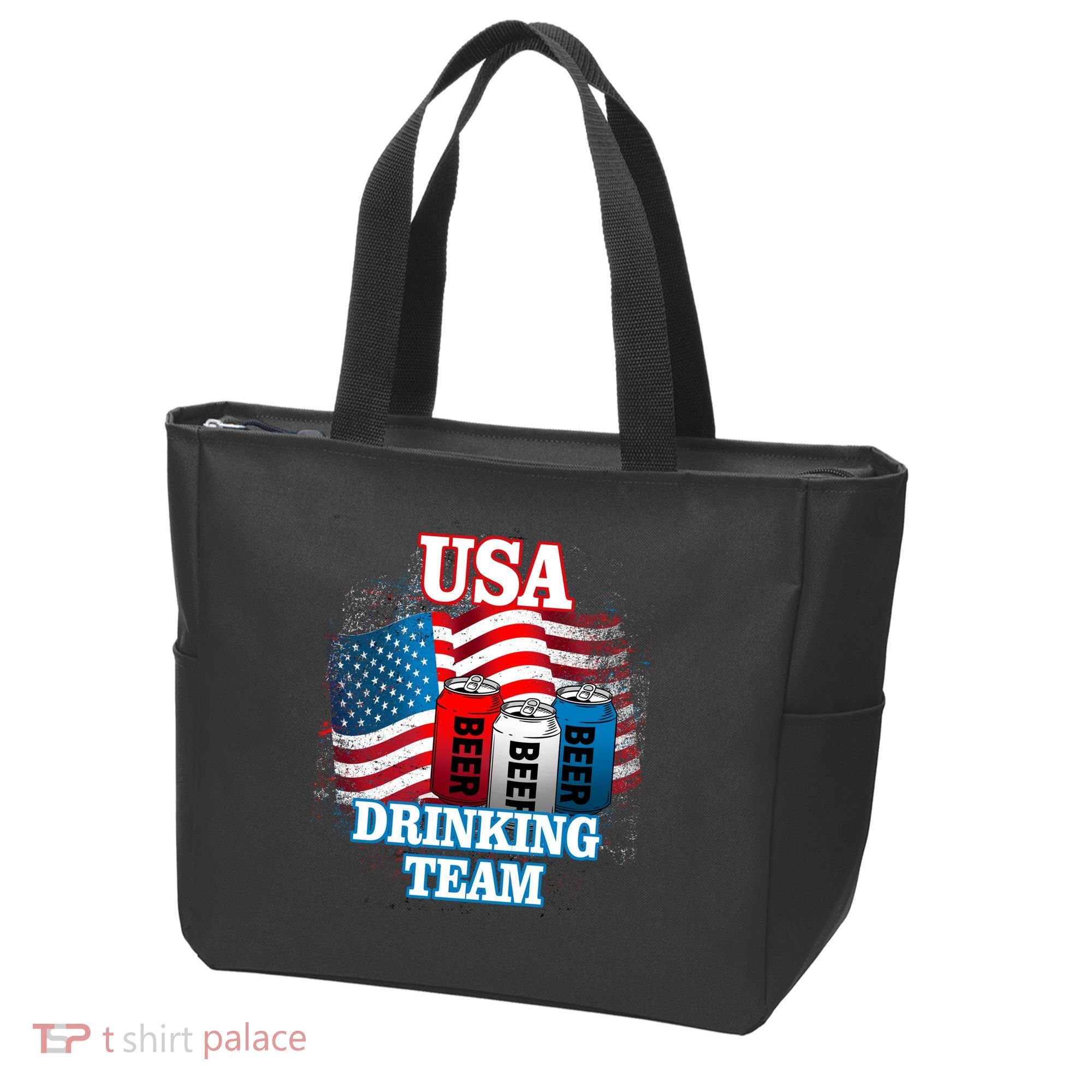USA Drinking Team Flag Tote Bag