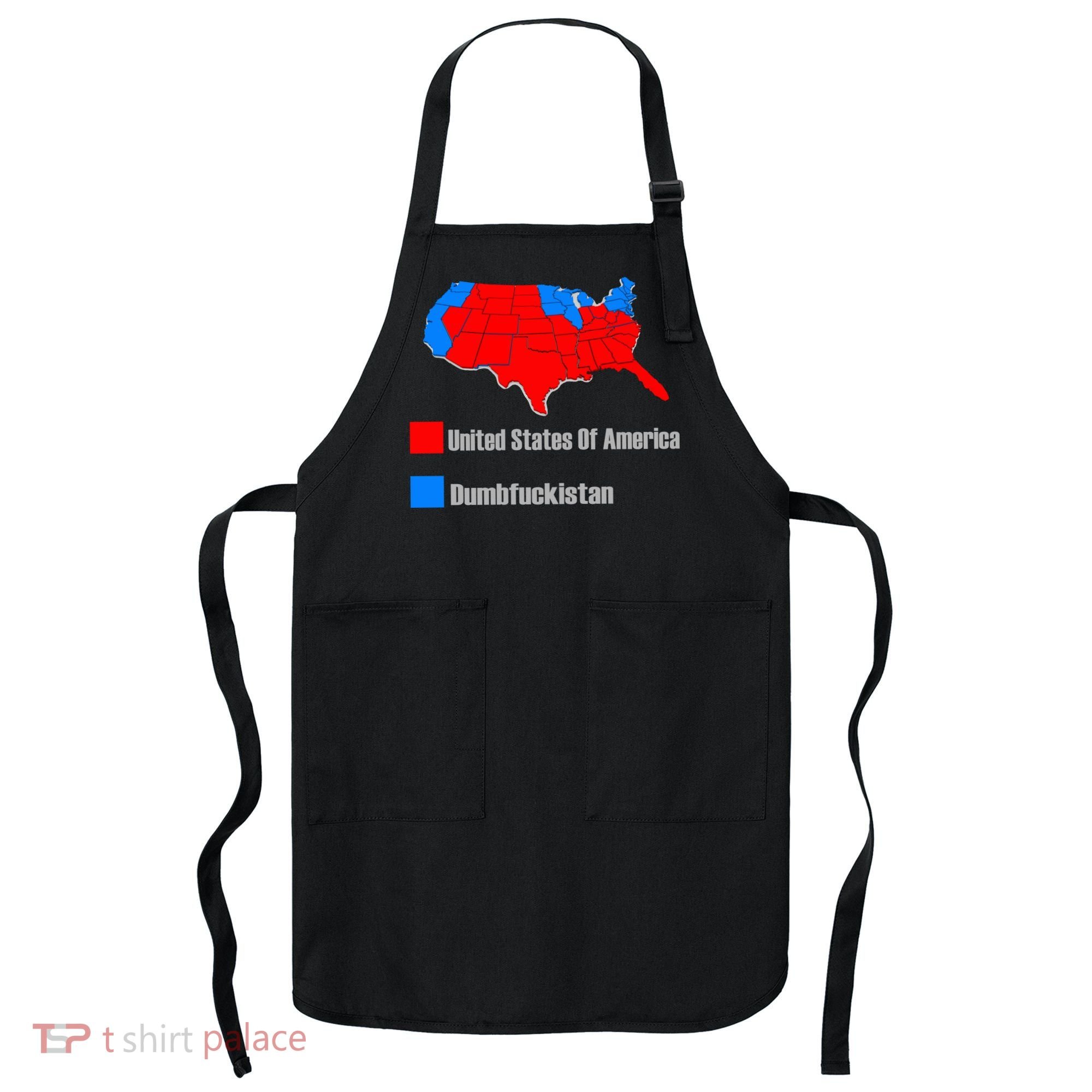 USA DUMBFUCKISTAN ELECTION MAP - Republicans Trump Apron