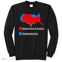 USA DUMBFUCKISTAN ELECTION MAP - Republicans Trump Sweatshirt thumb 0