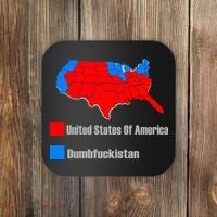 USA DUMBFUCKISTAN ELECTION MAP - Republicans Trump Coaster thumb 0