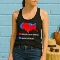 USA DUMBFUCKISTAN ELECTION MAP - Republicans Trump Women's Tank Top thumb 2