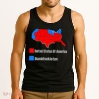 USA DUMBFUCKISTAN ELECTION MAP - Republicans Trump Tank Top thumb 3