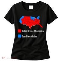 USA DUMBFUCKISTAN ELECTION MAP - Republicans Trump Women's T-Shirt thumb 0