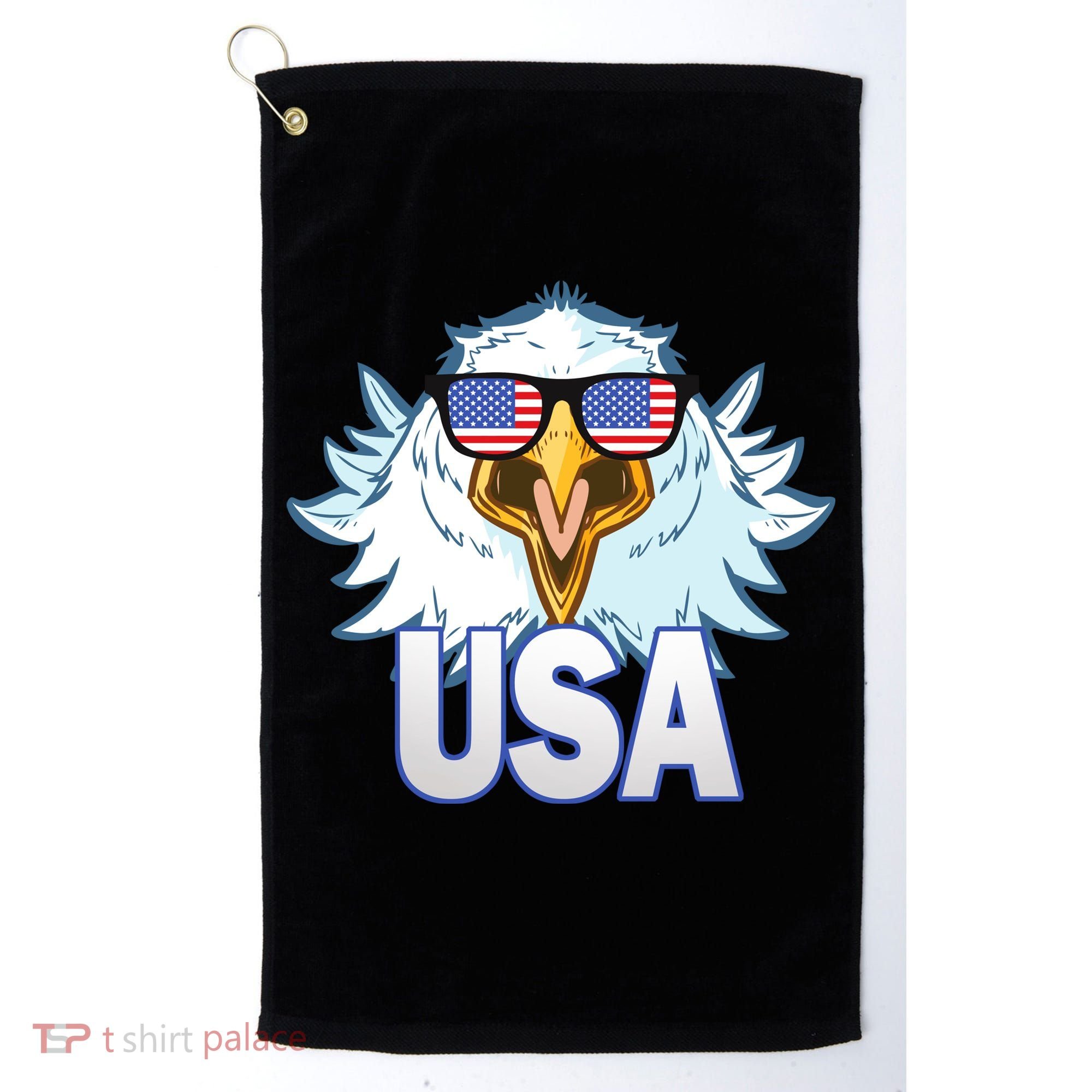 USA Eagle Golf Towel